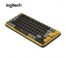 TECLADO LOGITECH POP KEYS MULTI-DEVICE WIRELESS/BT BLACK/YELLOW (920-010713)-P